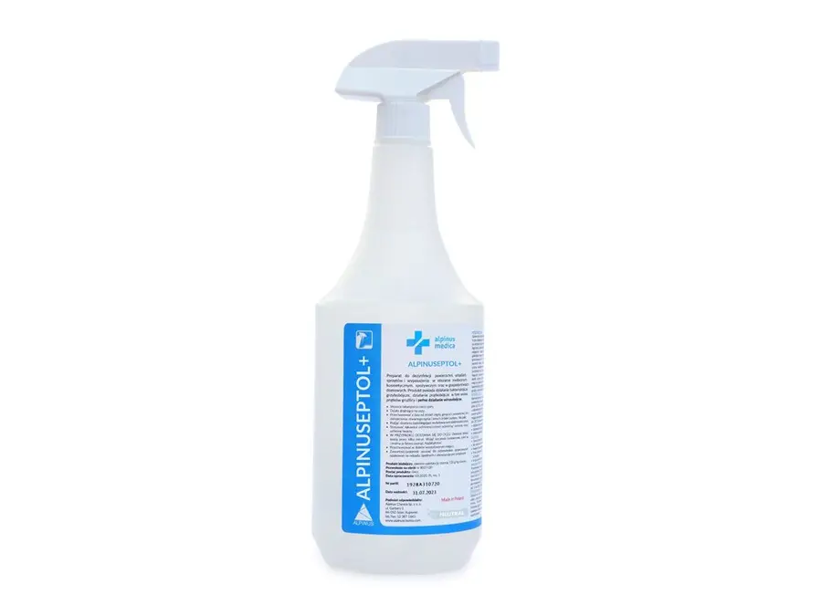 Alpinuseptol+ Neutral pour la désinfection des surfaces Alpinus Medica 1 L
