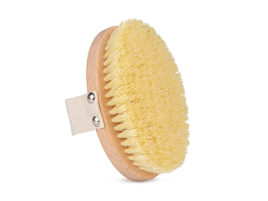 Brosse de massage à sec, tampico, dure