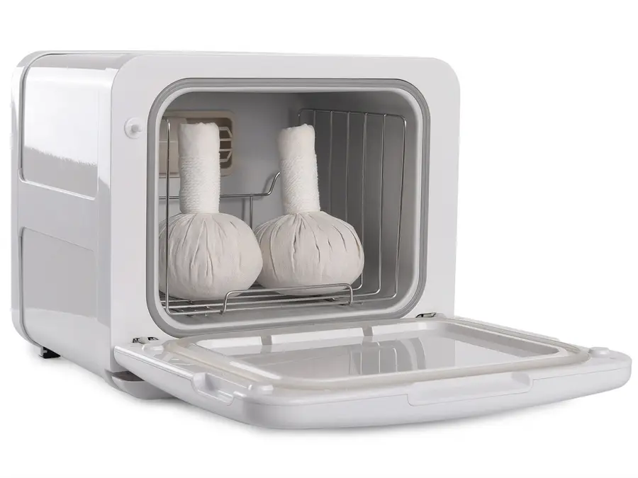 Chauffe-serviettes et tampons avec stérilisateur UV, capacité 8 l