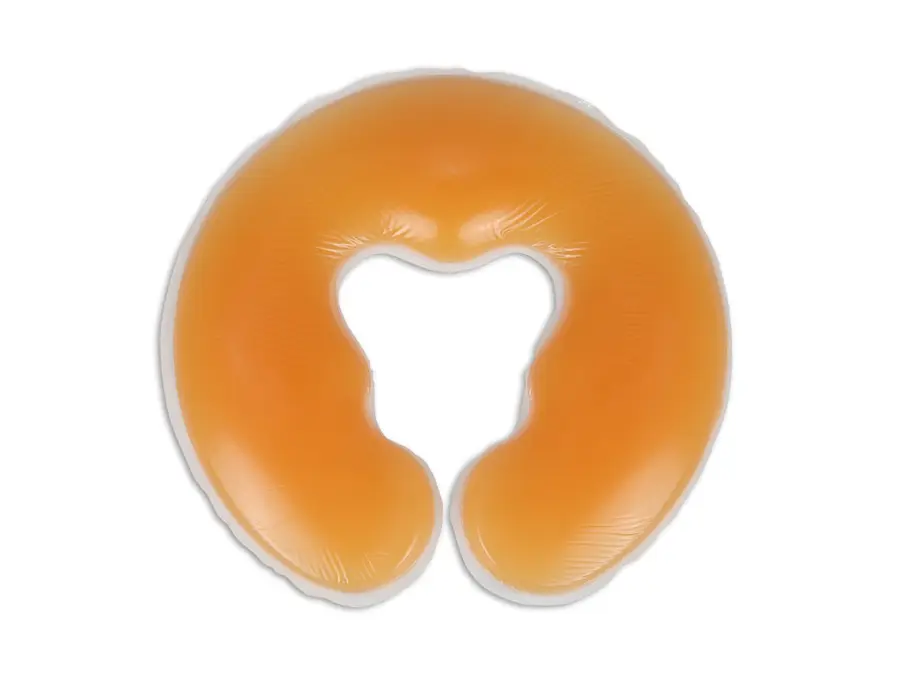 Coussin facial en silicone en forme de U
