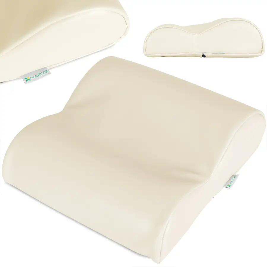 Demi-rouleau de massage - coussin de nuque (revêtement Satin Comfort)