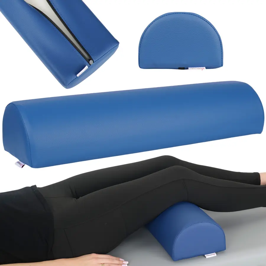 Demi-rouleau de massage sous les pieds ou sous le genou - 60x18x12 (revêtement Comfy Base)
