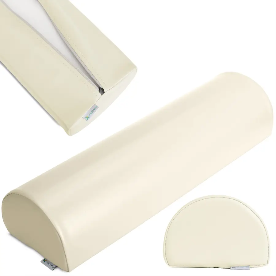 Demi-rouleau de massage sous les pieds ou sous le genou - 60x18x12 (revêtement Satin Comfort)