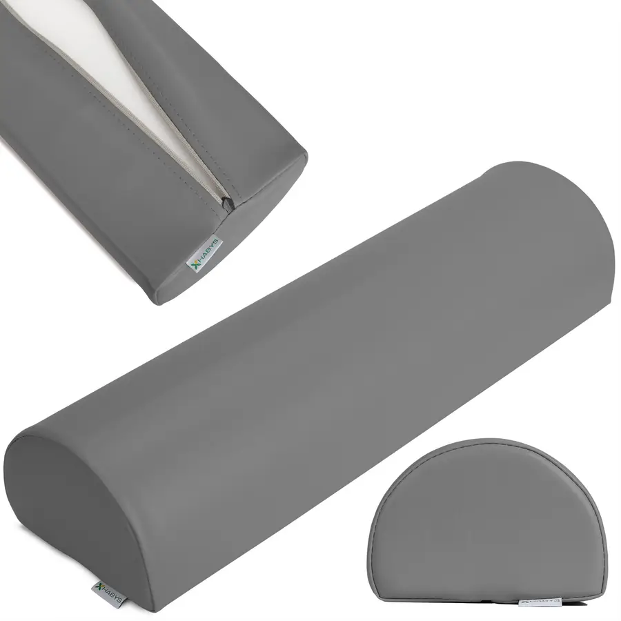 Demi-rouleau de massage sous les pieds ou sous le genou - 60x18x12 (revêtement Touch Core)