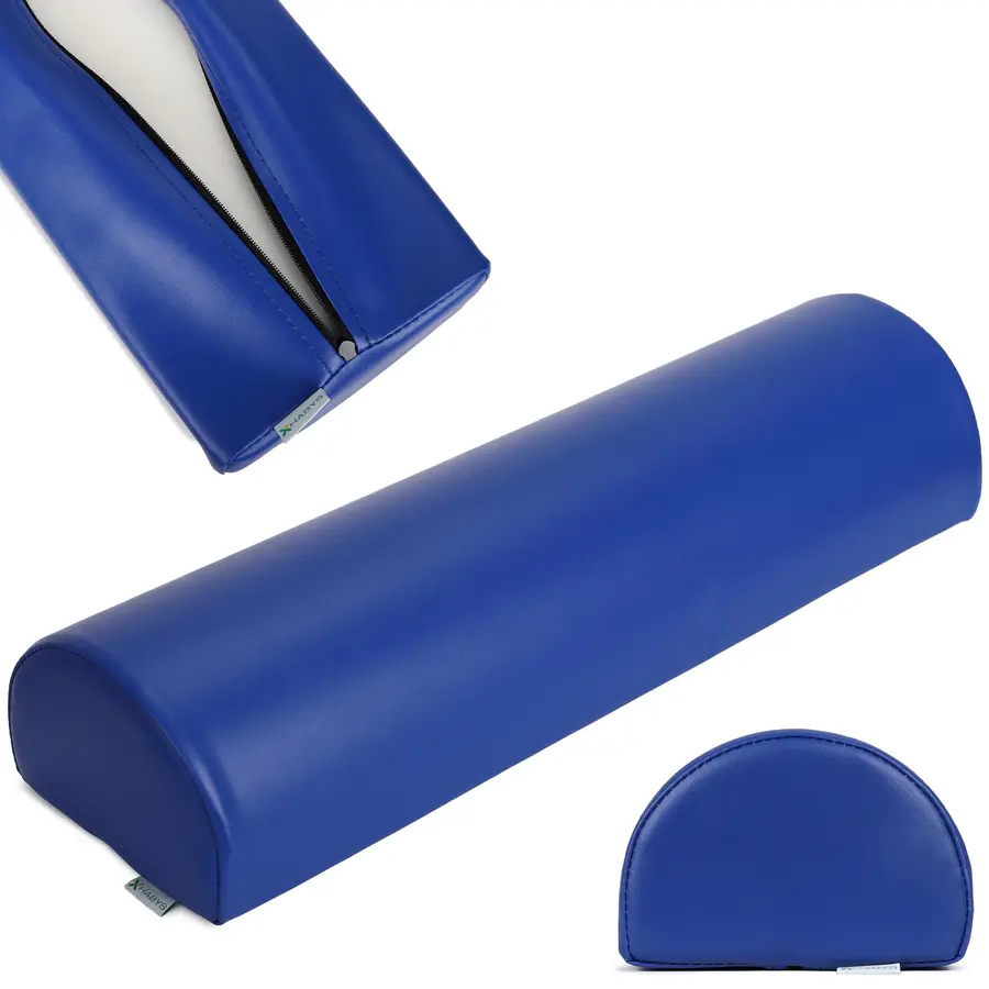 Demi-rouleau de massage sous les pieds ou sous le genou - 60x18x12 (revêtement Vinyl Flex)