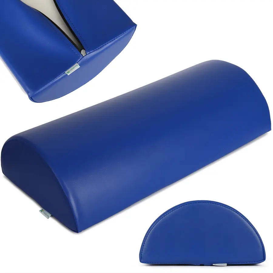 Demi-rouleau de massage sous les pieds ou sous le genou - 60x30x15 (revêtement Vinyl Flex)