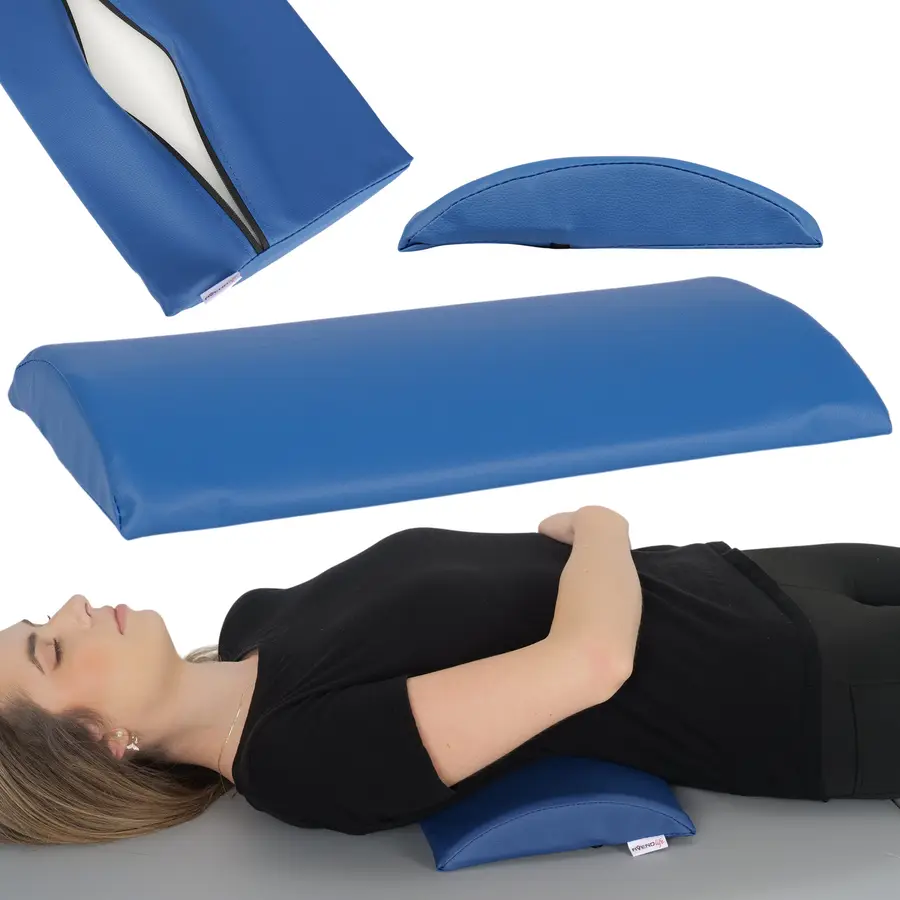 Demi-rouleau lombaire de massage - 40x25x5 (revêtement Comfy Base)