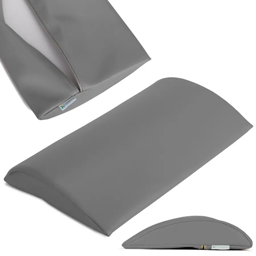 Demi-rouleau lombaire de massage - 40x25x5 (revêtement Touch Core) ferme