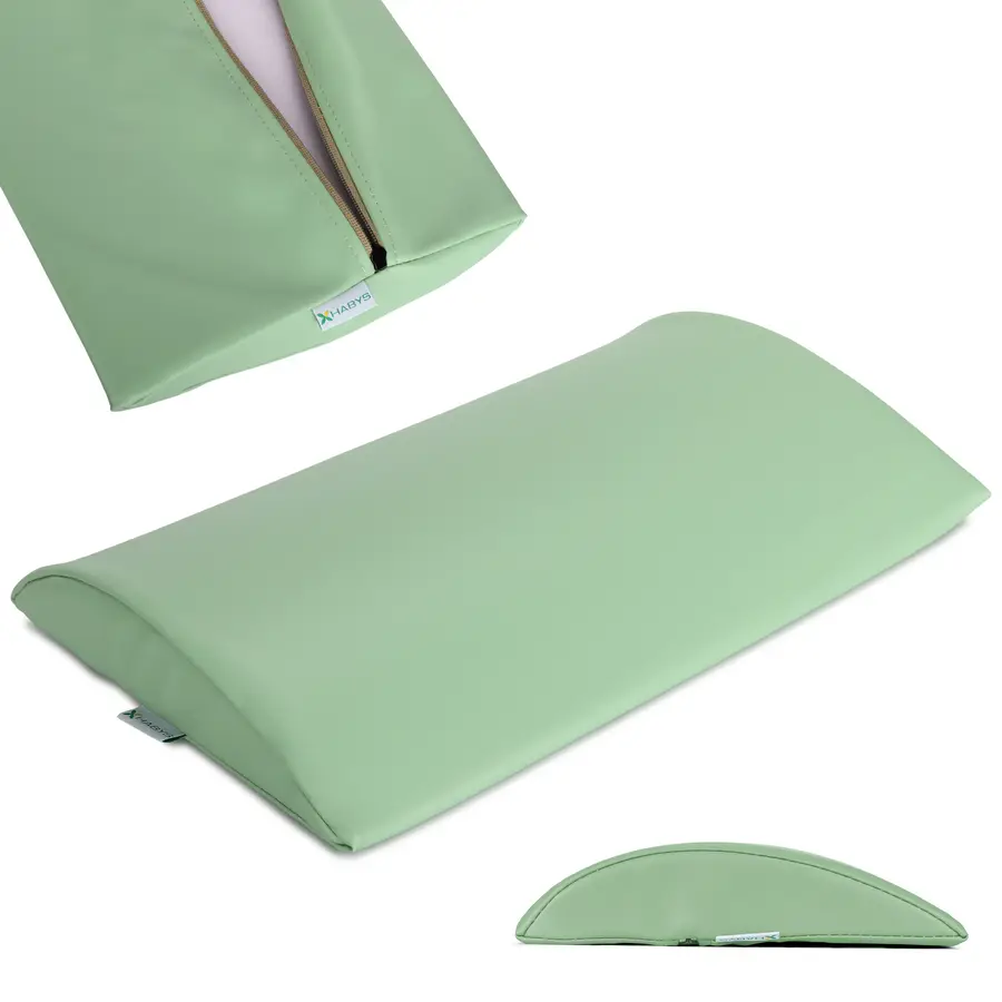 Demi-rouleau lombaire de massage - 40x25x5 (revêtement Vinyl Flex)