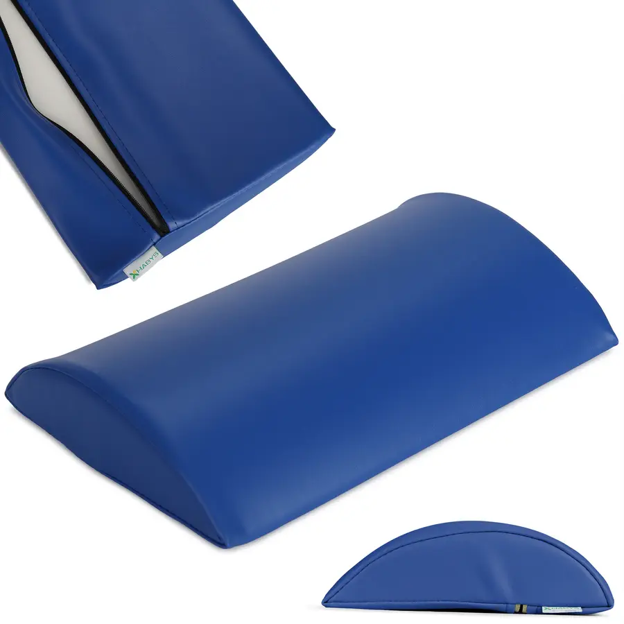 Demi-rouleau lombaire de massage - 40x25x7 (revêtement Vinyl Flex)