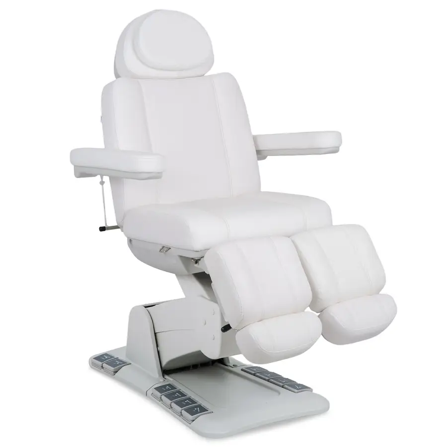 Evia Lift P - fauteuil podologique électrique, bascule, chauffage, repose-pieds indépendants