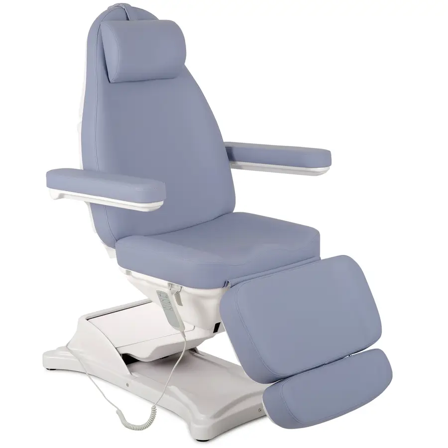 Fauteuil esthétique à réglage électrique Elara PRO 4, violet - 3 moteurs