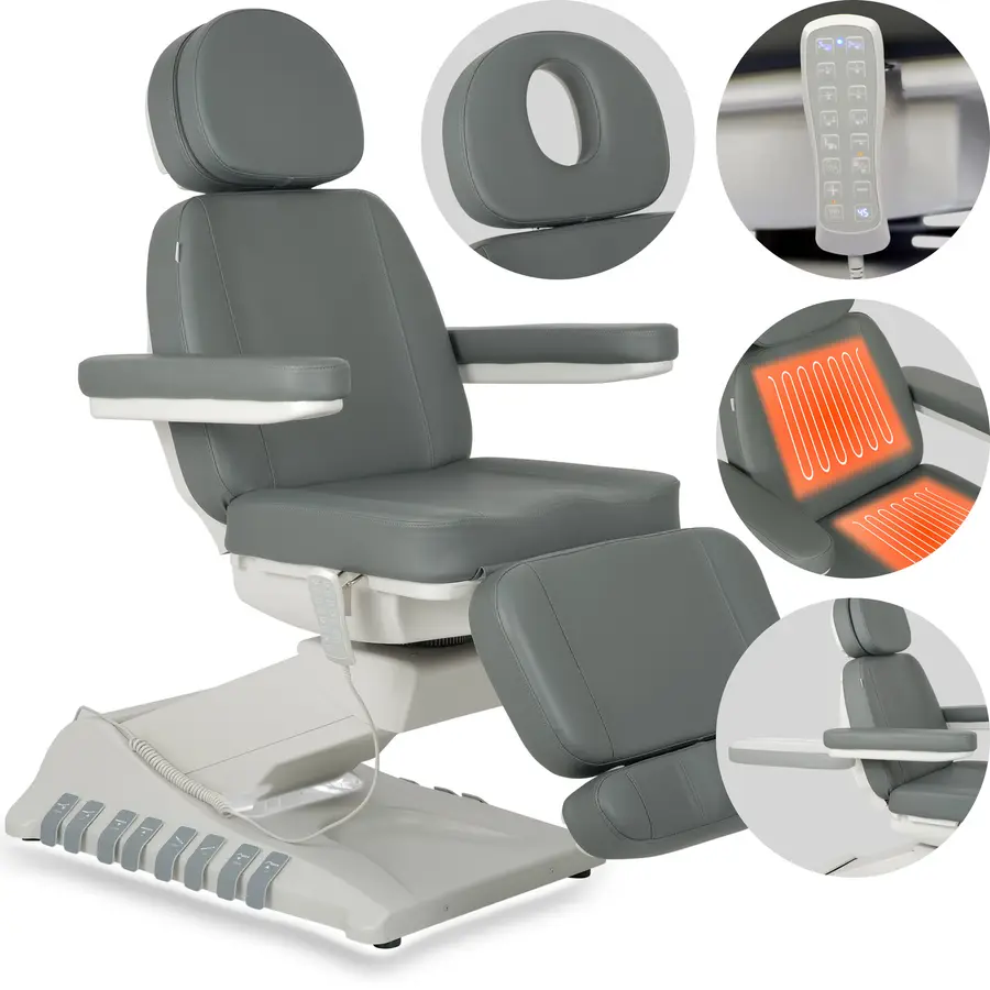 Fauteuil esthétique à réglage électrique Luxoria PRO 5, Ash - 4 moteurs