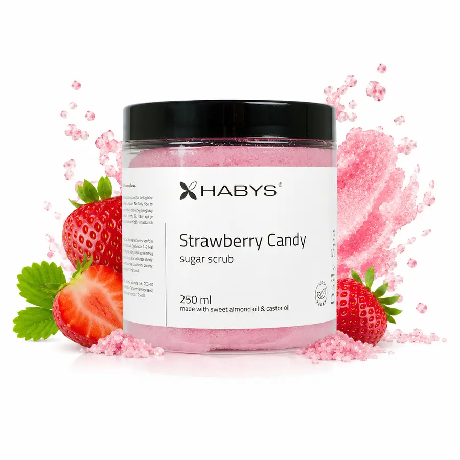 Gommage au sucre Daily Spa Strawberry Candy HABYS 250 ml