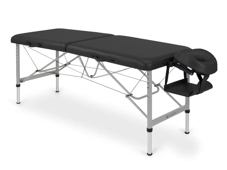 Table de massage alu AERO Stabila noir