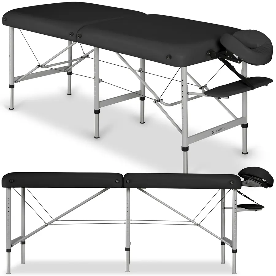 Table de Massage Pliable MEDEMAL Noire - Élégance et Modernité