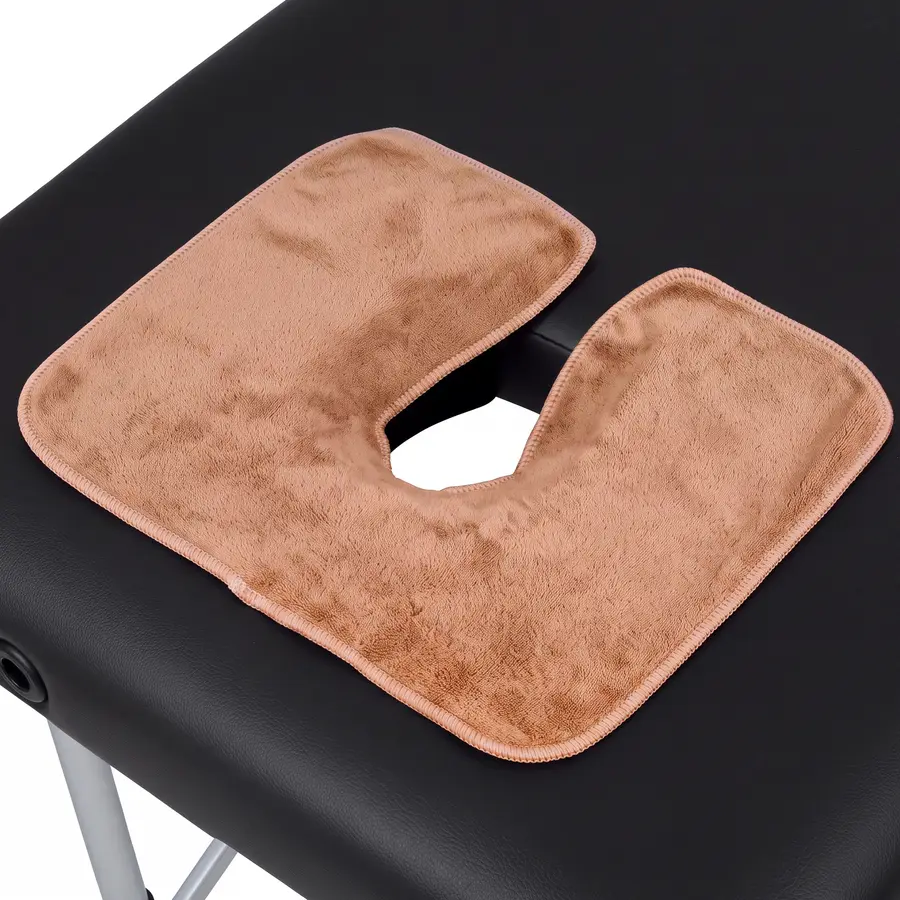 Housse de têtière en microfibre beige, 35×28 cm, 6 pièces | Habys
