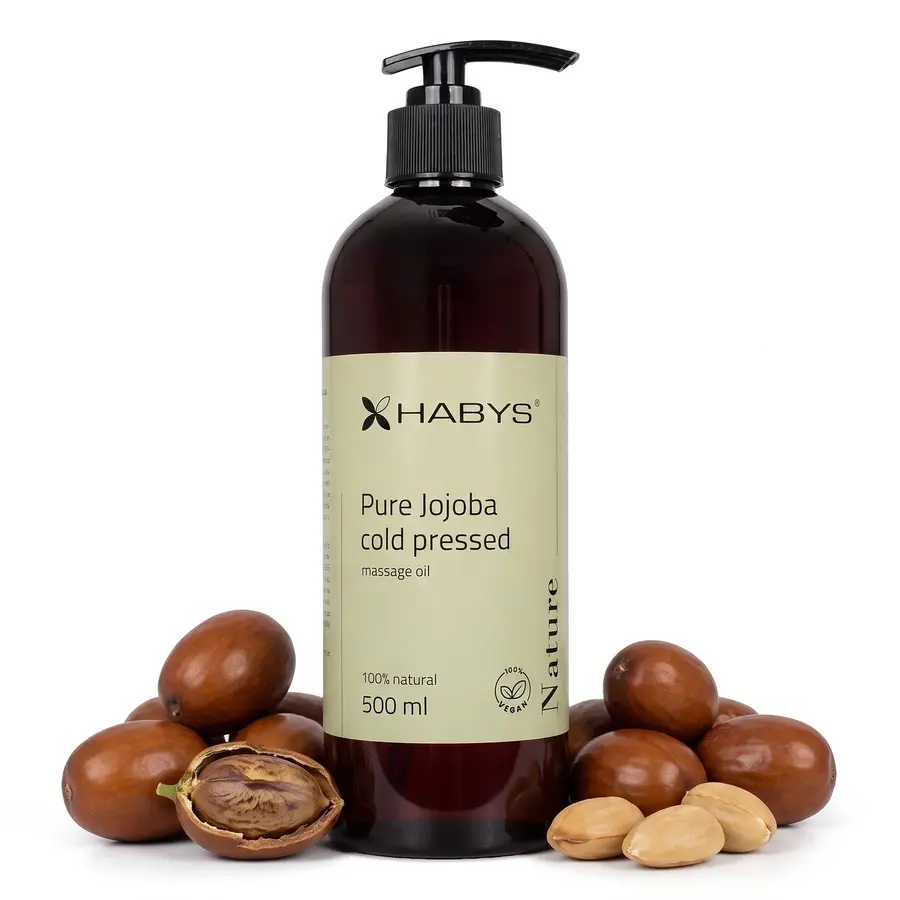 Huile de jojoba de massage Nature Pure 500 ml | Habys