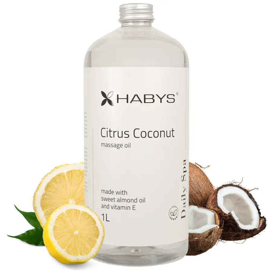 Huile de massage Daily Spa Citrus Coconut HABYS 1 L