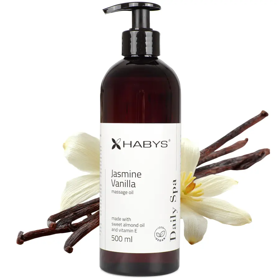 Huile de massage Daily Spa Jasmine Vanilla HABYS 500 ml