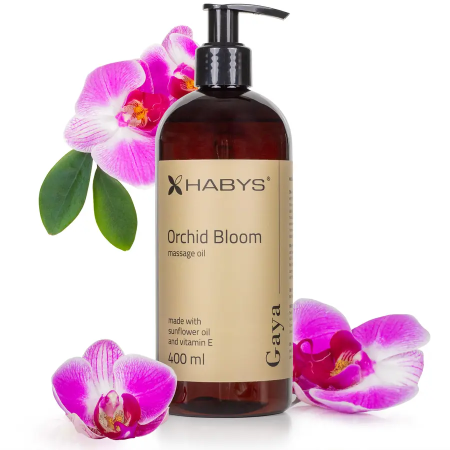 Huile de massage Gaya Orchid Bloom Habys 400 ml