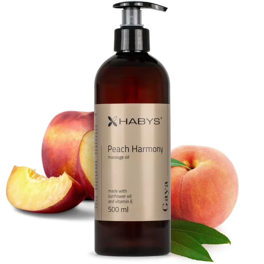 Huile de massage Gaya Peach Harmony Habys 500 ml