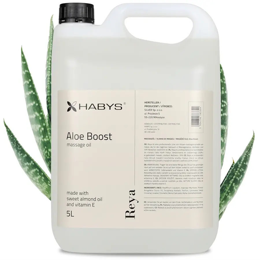 Huile de massage Reya Aloe Boost Habys 5 L