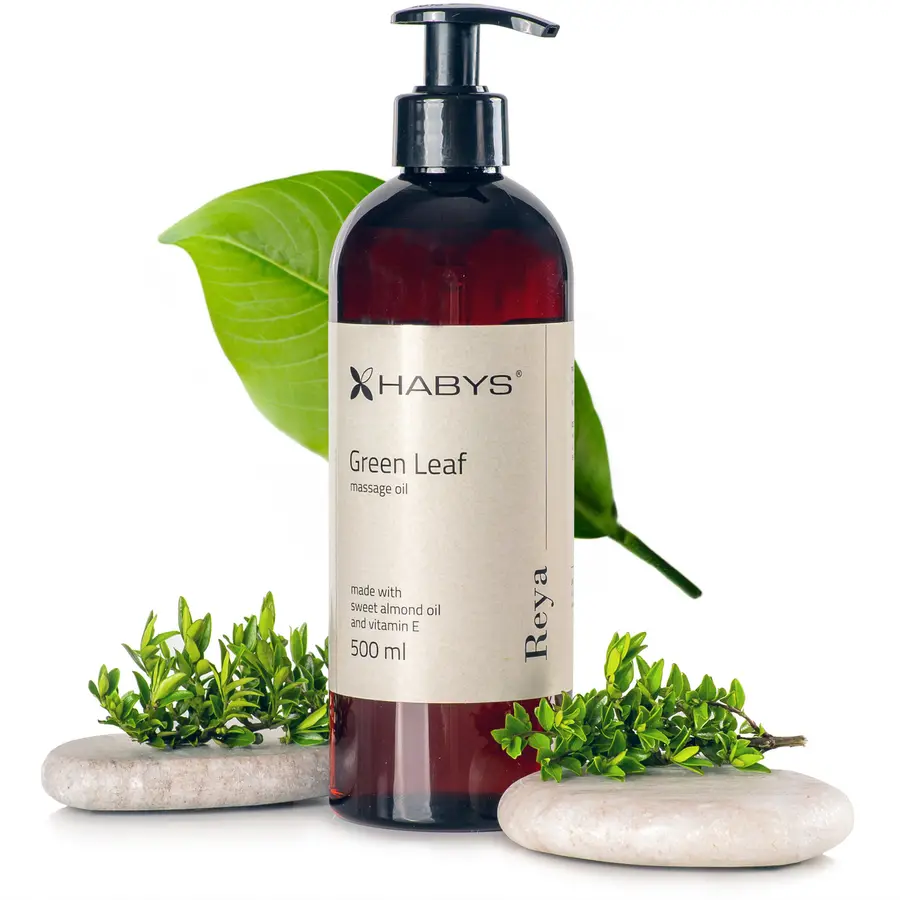 Huile de massage Reya Green Leaf Habys 500 ml