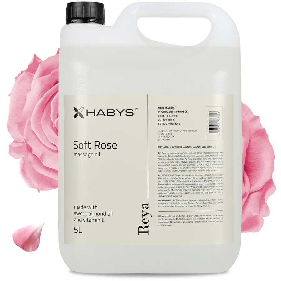 Huile de massage Reya Soft Rose Habys 5 L