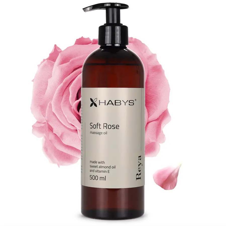 Huile de massage Reya Soft Rose Habys 500 ml