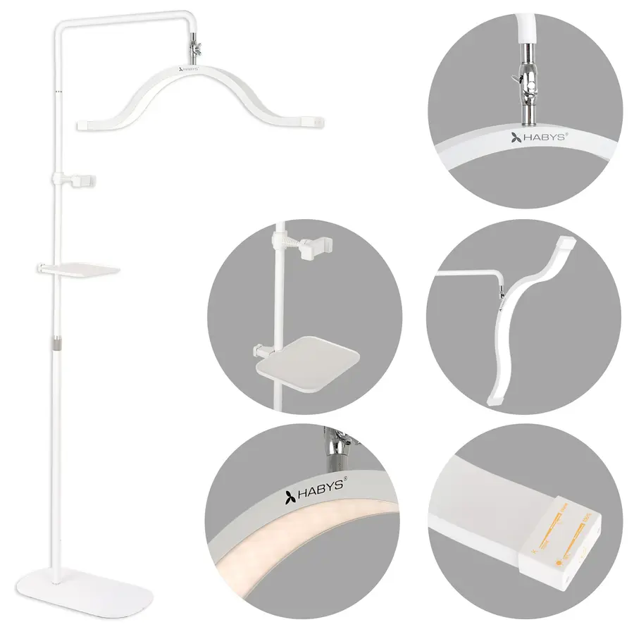 Lampe esthétique LED 45 W VENA pour extensions de cils, sourcils et maquillage permanent