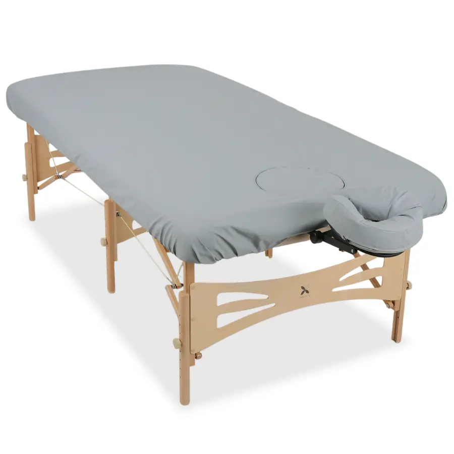 Protection hygiénique imperméable à l'huile C460 GRISE 102x203 cm Integral (élastique + 3 sangles)