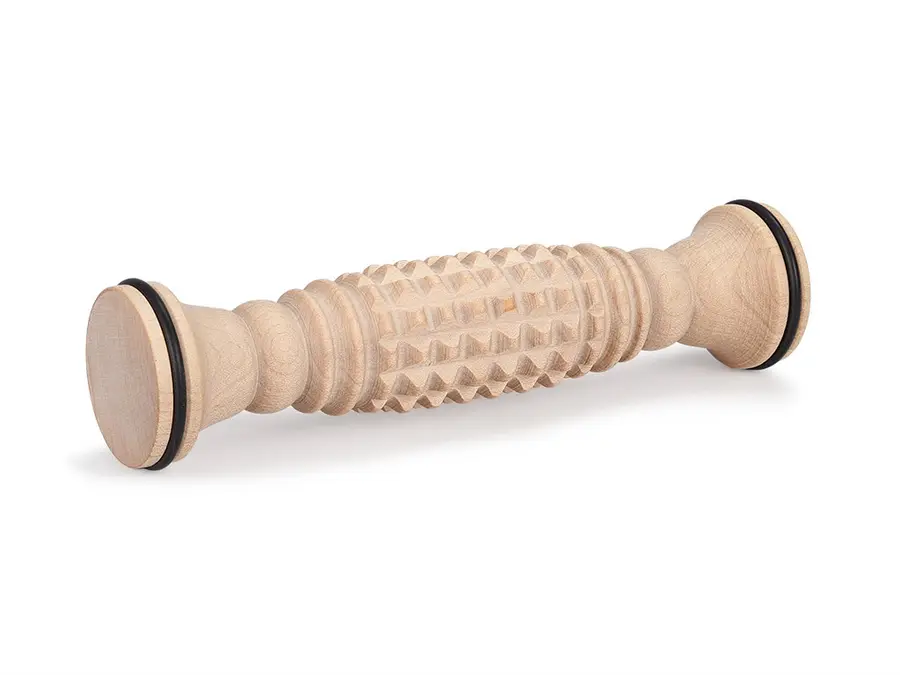 Rouleau de massage en bois pour les pieds et les mains