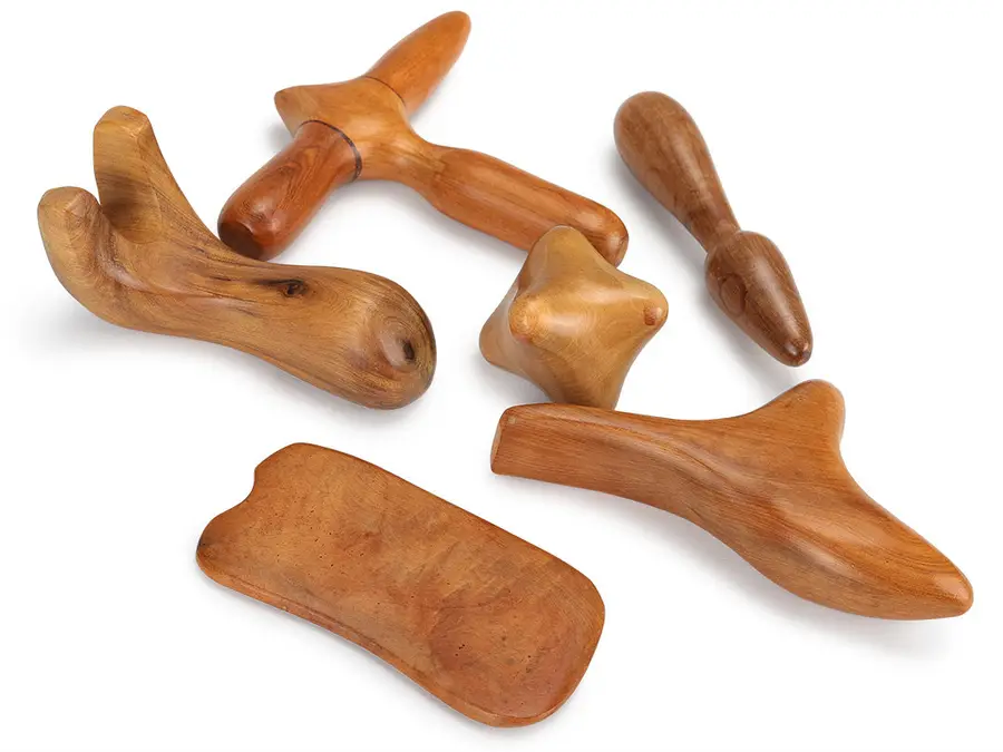 Set d'outils de massage en bois