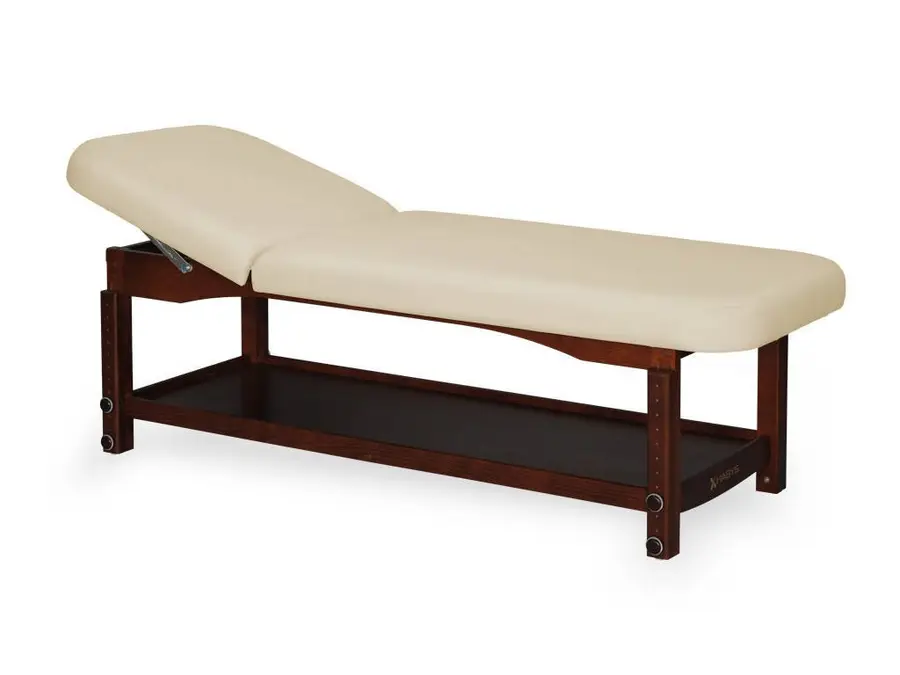 Table de massage fixe en bois Nova (hêtre teinté)