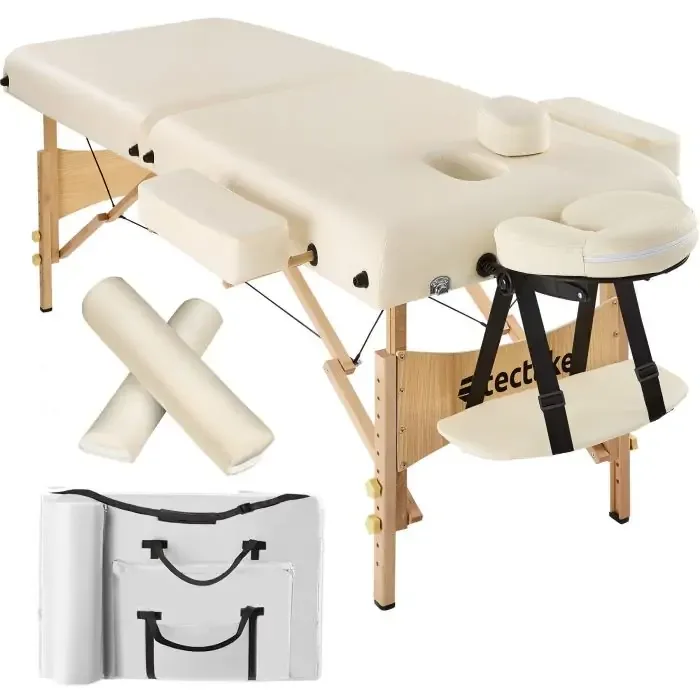 Table de massage Pliante 2 Zones 7,5 cm d'épaisseur