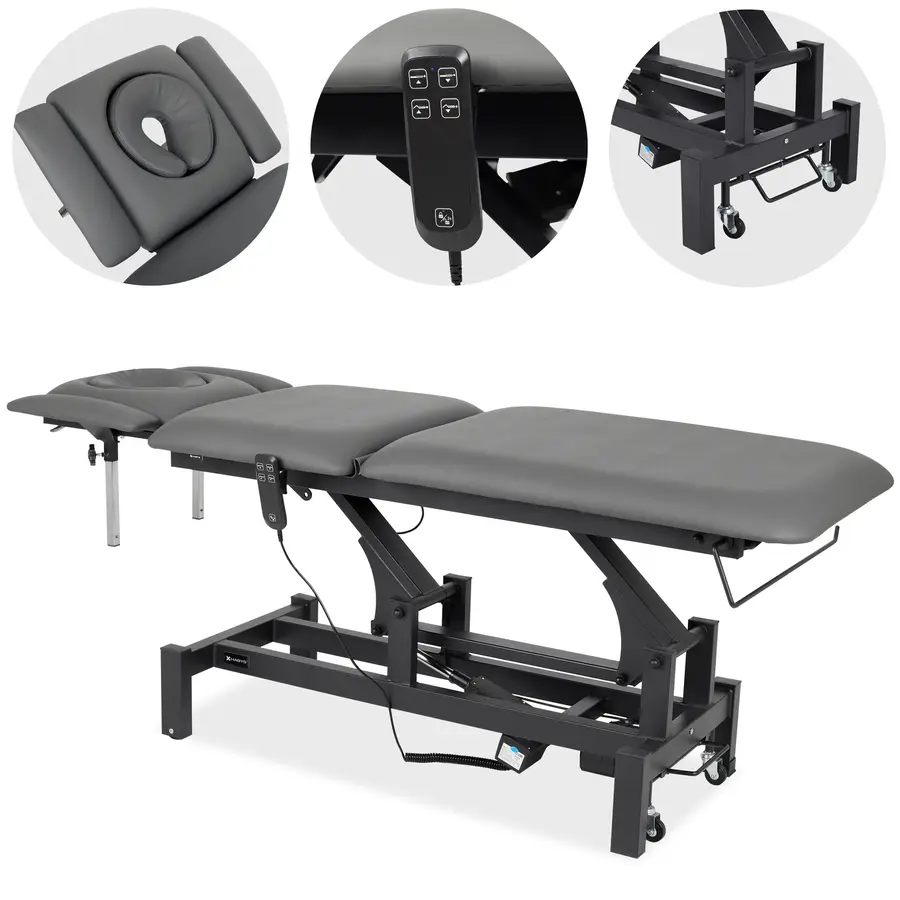 Table de rééducation et de massage électrique Fortis 5 Ergo - télécommande