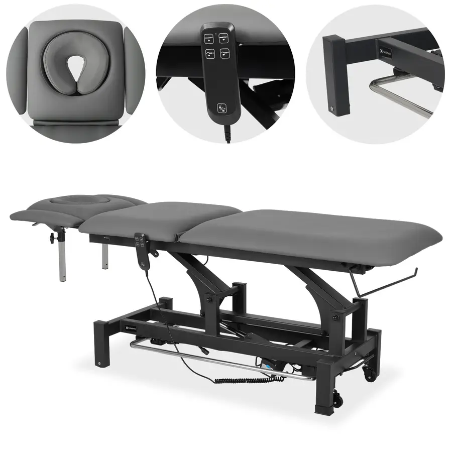 Table de rééducation et de massage électrique Fortis 5 Ergo - télécommande, cadre de commande – garantie 3 ans