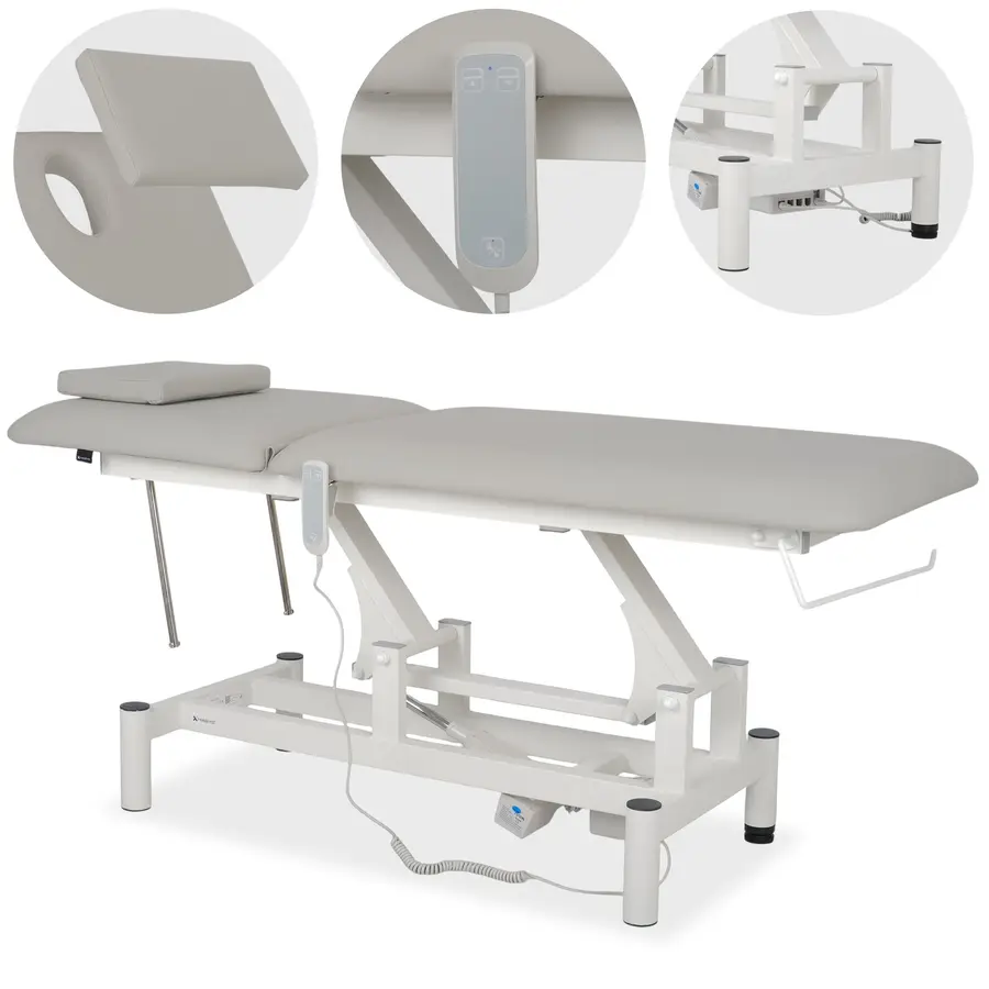 Table de rééducation et de massage électrique Optima - télécommande