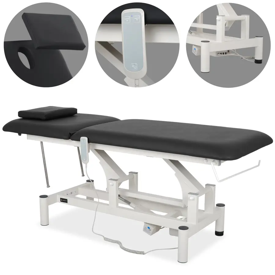 Table de rééducation et de massage électrique Optima – télécommande – garantie 3 ans