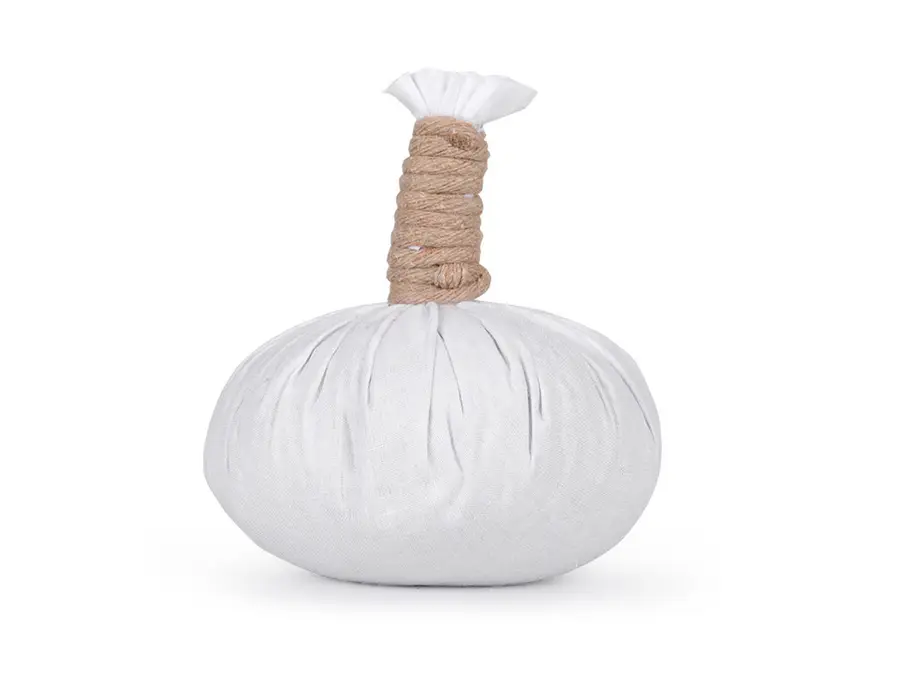 Tampon de massage corporel riz et plantes 150 g